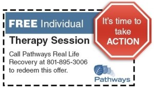 Call Pathways Real Life Recovery at 801-895-3006 to receive a FREE Individual Therapy Session